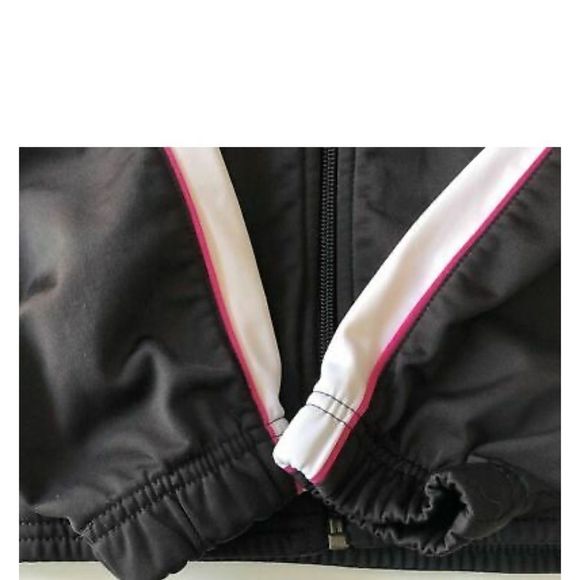 Puma Black/Pink/White Track Jacket Sz L - Picture 4 of 11